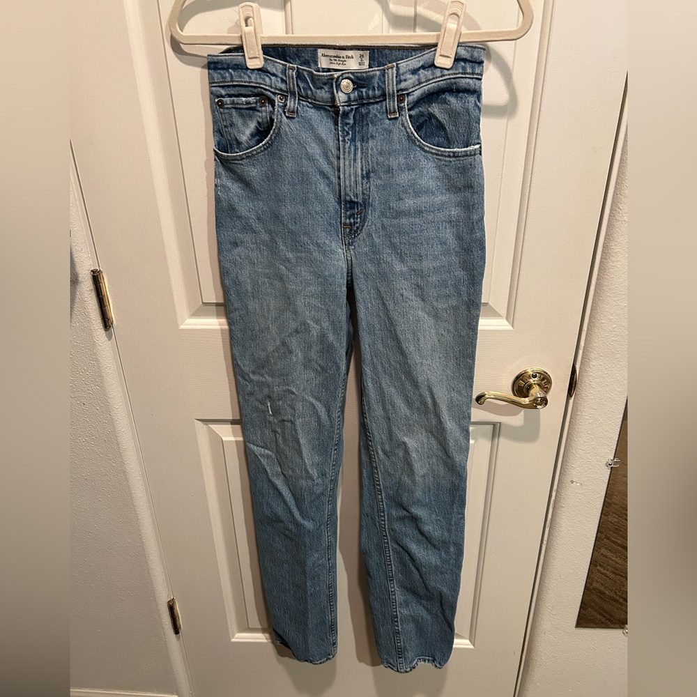Abercrombie & Fitch The 90s Straight Ultra High Rise Jeans 26 Long